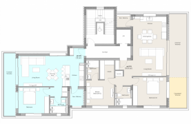 Bella Aria Residence, Apt. 101. A 2 Bedroom  Apartment in the City Center  - 13